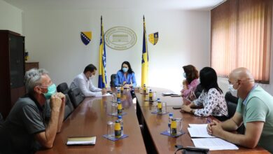 Photo of Sastanak sa predstavnicima nadležnih institucija za sprovođenje i kontrolu mjera koje donosi Federalni štab civilne zaštite