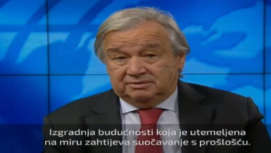 Photo of Guteres: Pričama o nepovjerenju i strahu nema mjesta u miroljubivoj BiH