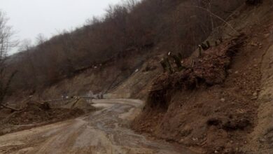 Photo of Ponovo odroni na putu od Foče prema Crnoj Gori, kamionima zabranjen prolaz