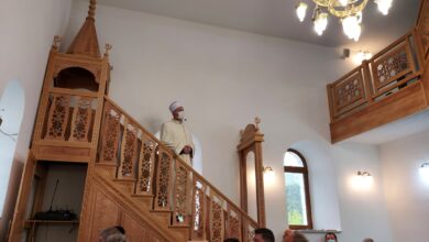Photo of Klanjan prvi bajram-namaz u obnovljenoj džamiji u Orahovcima kod Višegrada