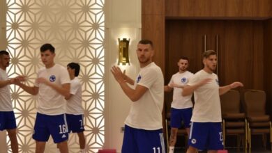 Photo of Reprezentativci BiH u hotelu odradili jutarnje razgibavanje