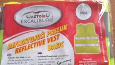 Photo of S tržišta BiH povučeni reflektujući prsluci