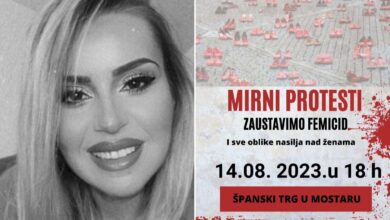 Photo of Zbog brutalnog ubistva Nizame Hećimović u Gradačcu: Danas protesti širom BiH
