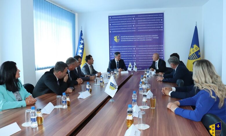 Photo of Bećirović i Zvidzdić se sastali sa zvaničnicma BPK i grada Goražda