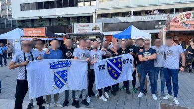 Photo of Bh. navijači okupirali glavni trg u Vaduzu
