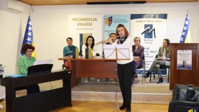 Photo of U   Islamskom kulturno-obrazovnom centru u Goraždu  danas je  promovisana knjiga „Podrška preživjelim ratnog seksualnog nasilja“ autorice Sabihe Husić
