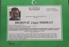 Photo of Potraga za nestalim Midhatom Dedovićem okončana tragično: Danas će mu biti klanjana dženaza i obavljen ukop