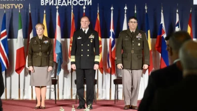 Photo of Novi komandant NATO štaba u Sarajevu preuzeo dužnost, Valas sretan što se vratio u BiH nakon 23 godine