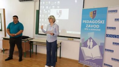 Photo of Seminar o temi „Sveobuhvatna obuka za izradu predmetnih kurikuluma za Stručni tim BPK-a Goražde“