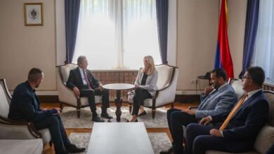 Photo of Cvijanović s ambasadorom Palestine u BiH razgovarala o aktuelnoj situaciji u BiH i Gazi