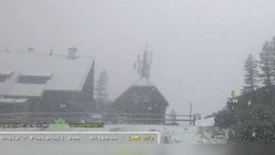 Photo of Nagli pad temperatura: U komšiluku počeo padati snijeg