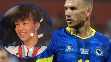 Photo of Džeko slavi Barlova: Bravo lijepi naš dječače, bravo veliki čovječe!