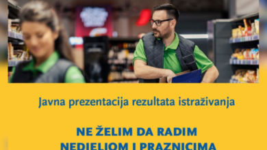 Photo of Sutra javna prezentacija istraživanja o neradnoj nedjelji u FBiH