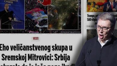 Photo of Kako su Vučićevi tabloidi izvještavali o skupovima u Kragujevcu i Sremskoj Mitrovici?