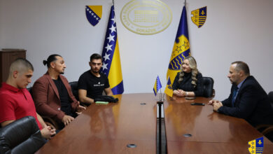 Photo of Upriličen prijem za Adnana Kadića, osvajača bronzane medalje na Evropskom prvenstvu u kickboxu