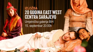 Photo of U Umjetničkoj galeriji BiH večeras velika izložba “20 godina East West Centra Sarajevo”