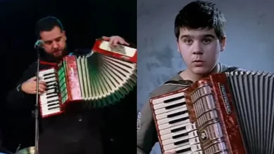 Photo of Glumac Armin Omerović zasvirao na harmonici i zapjevao Halidovu pjesmu kao nekada u filmu