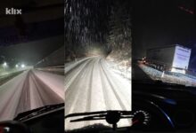 Photo of Snijeg napravio probleme na cestama u BiH, preko Romanije zabrana saobraćaja za teretna vozila