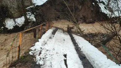 Photo of Osanička rijeka srušila most, stanovnici dva sela odsječeni od grada