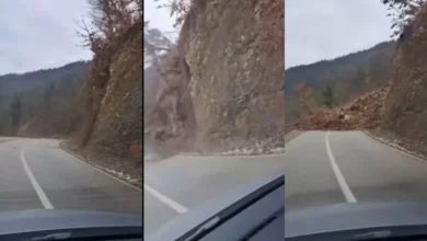 Photo of “Za dlaku” izbjegnuta katastrofa kod Foče: Vozač se zaustavio sekundu prije odrona