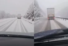 Photo of Vozači, oprez: Snijeg otežava saobraćaj u Hercegovini, kritična situacija na pojedinim dionicama