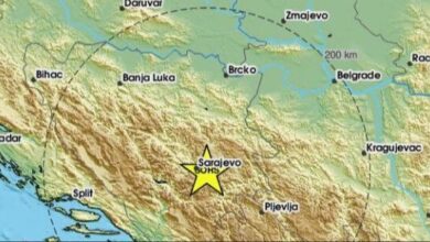 Photo of Zemljotres jačine 3 stepena pogodio šire područje Sarajeva