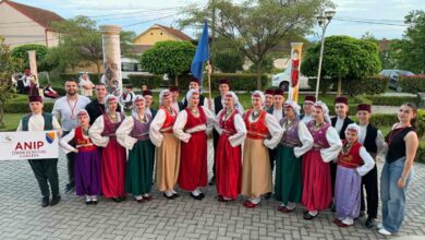 Photo of Goraždanski folklorci na festivalu u Skoplju, a srcem uz reprezentaciju BiH