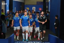 Photo of Uživo / BiH – Švicarska od 21 sat: Zmajevi završili zagrijavanje, na tribinama skoro 20.000 naših navijača