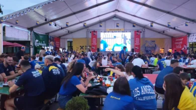 Photo of Goražde diše za Zmajeve: Grad u plavo-žutim bojama, navijačka groznica na svakom koraku