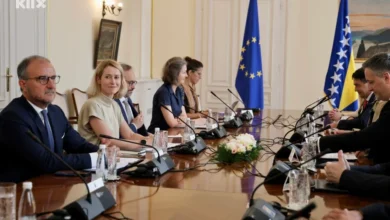 Photo of Kaja Kallas na sastanku u Predsjedništvu BiH: Dočekali su je Bećirović i Cvijanović