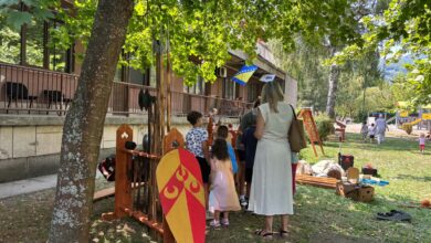 Photo of Dječije viteške igre u Goraždu: Kroz igru najmlađi upoznavali srednjovjekovnu Bosnu