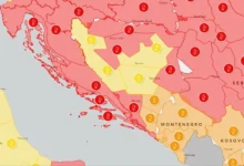 Photo of Za područje Mostara, Banje Luke, Prijedora i Višegrada upaljen crveni meteoalarm
