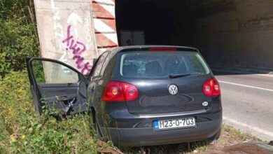Photo of Teška nesreća kod Višegrada: Vozač Golfa poginuo nakon udara u zid tunela