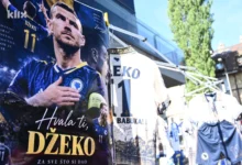 Photo of Zenica se sprema za spektakl: Ulice pune navijačkih rekvizita, sve u znaku Edina Džeke