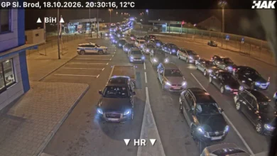Photo of Ogromne gužve za kraj vikenda na graničnim prelazima u BiH: Kolone vozila su nepregledne